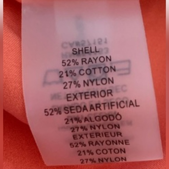 Vince Camuto Bright Coral Red Puff Sleeve MIDI Dress NWT - Picture 6 of 13